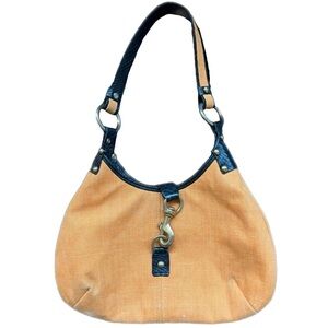 Sonja Benson Two-Tone Mustard & Black Shoulder Bag